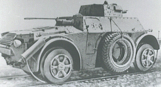 20MM RESIN MODEL KIT WWII Italian Auto Blinda AB41 I5