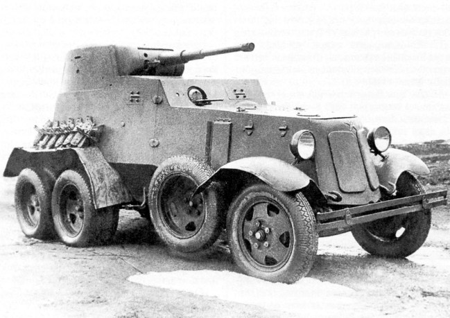 UM 501 BA-10 Soviet armored vehicle 1/48 